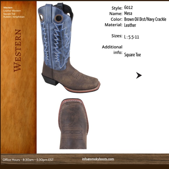 NWT Women Size 10 Mesa Smoky Mountain cowboy boots - Picture 2 of 8